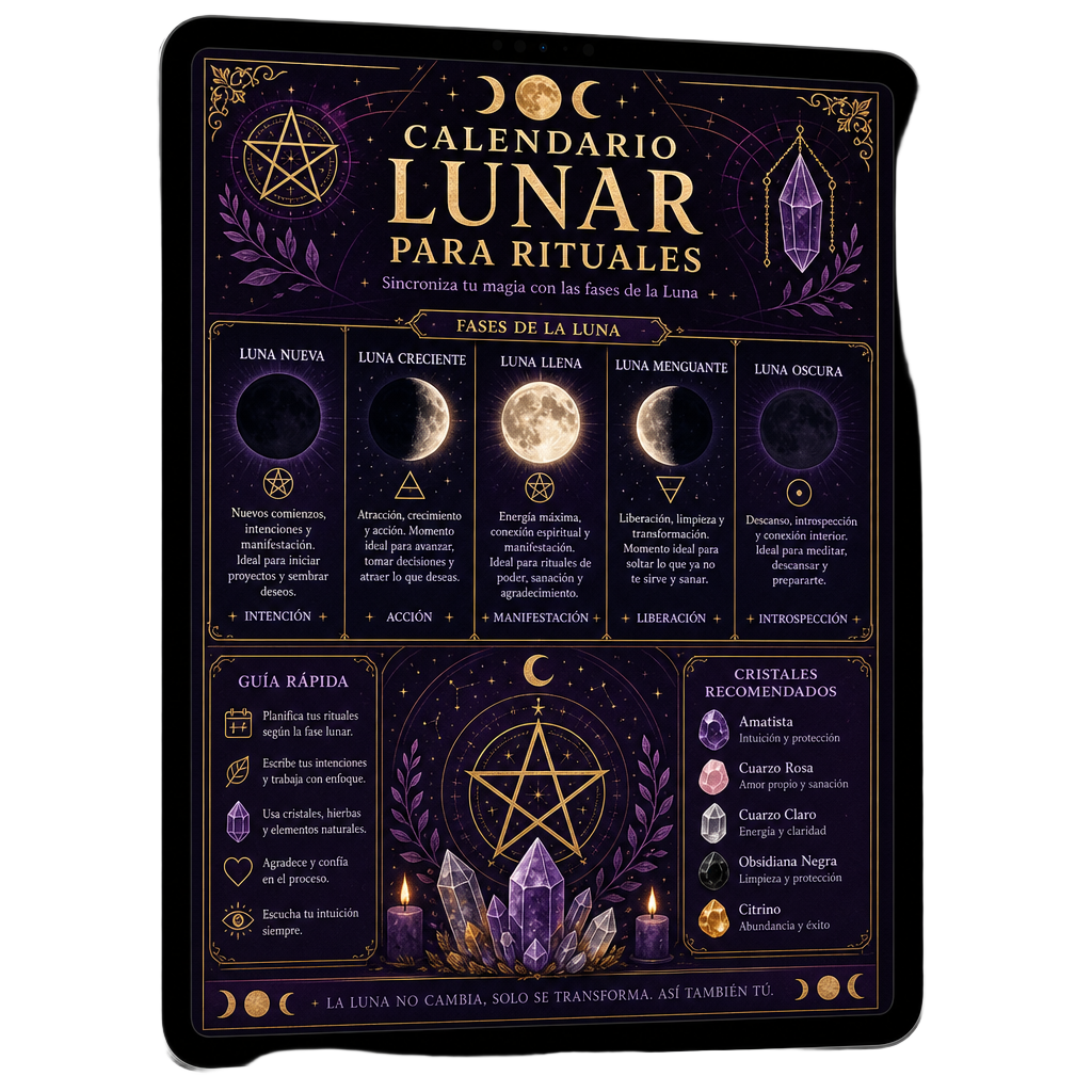 Calendario Lunar para Planificación de Rituales